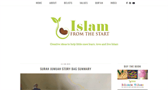 Desktop Screenshot of islamfromthestart.com